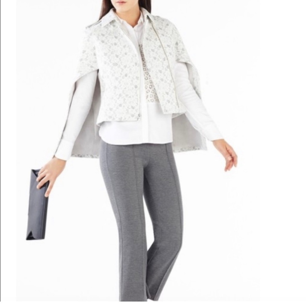 BCBG Lace Cape Jameson Blazer